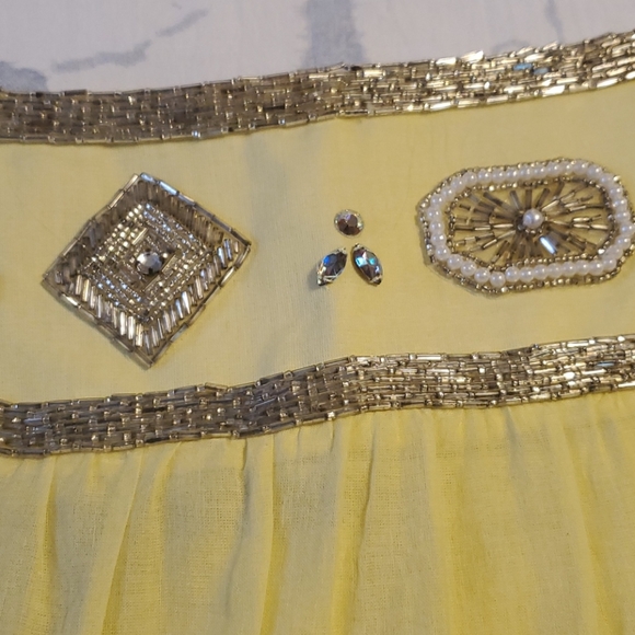 ABS by Allen Schwartz embellished maxi skirt - Picture 3 of 4